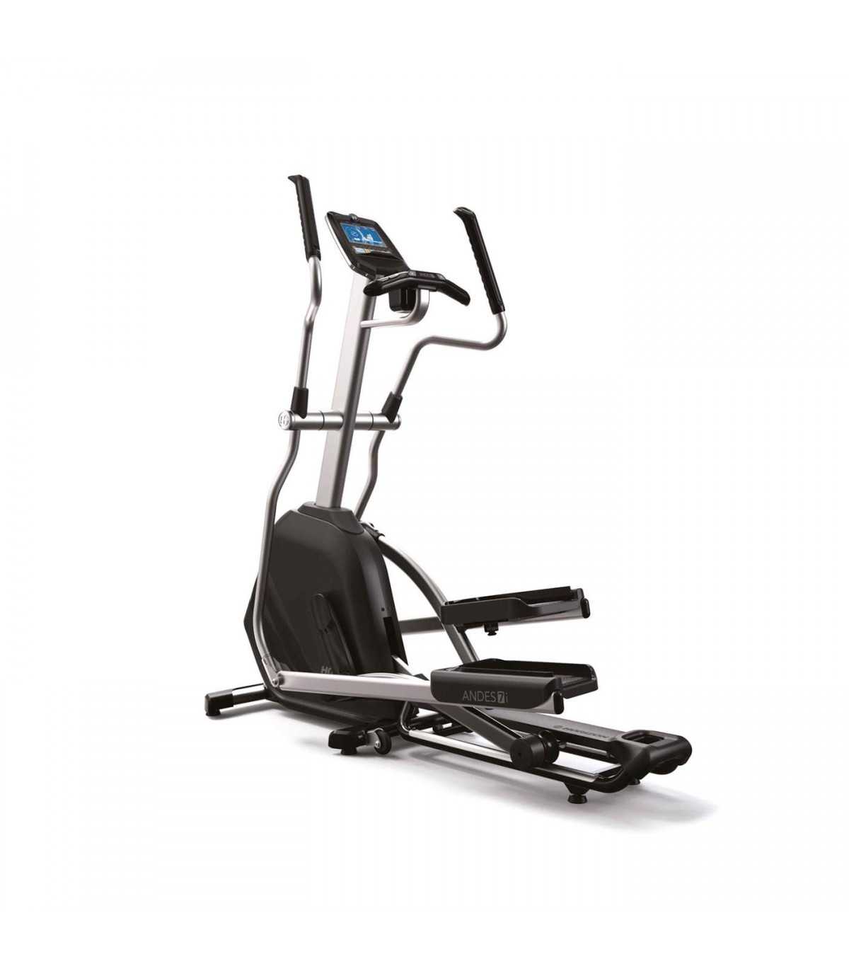 Christopeit Sport Crosstrainer Walker Plata - Bicicleta elíptica Plegable -  hasta 100 kg - Pantalla LCD